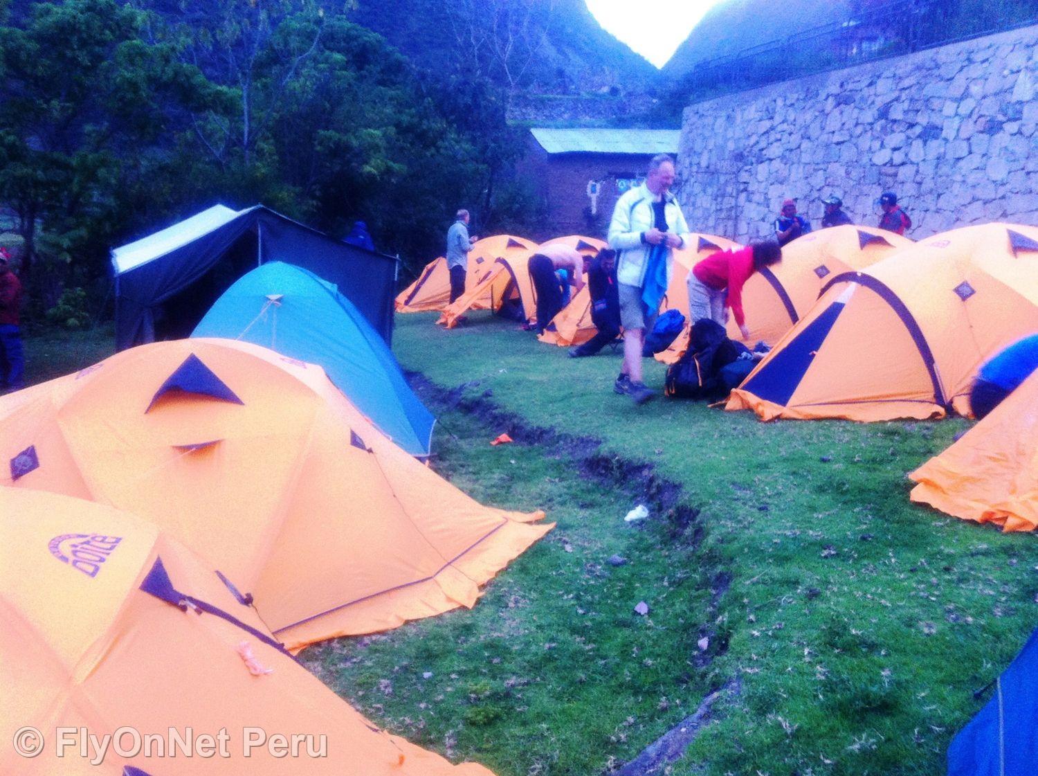 Álbum de fotos: Camping site, Inca Trail
